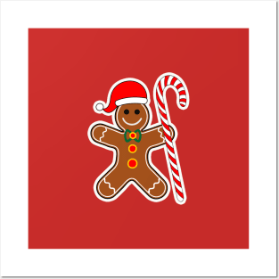 Sweet Christmas - Ginger cookie boy Posters and Art